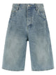 Purple 'P070 Vintage Dust Bowl' Bermuda Shorts