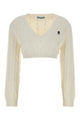 Prada White Cotton Sweater