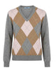 Prada Cashmere Argyle Sweater