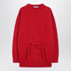 Prada Red Wool Sweater With Bow
