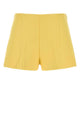 Prada Yellow Cotton Shorts
