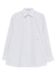 Prada Embroidered Poplin Oversize Shirt