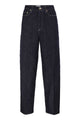 Fabiana Filippi Wide-Leg Stretch Cotton Denim Jeans With Contrast Stitching