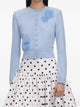 Self-Portrait Self-Portrait Floral-Motif Button-Up Knit Cardigan