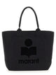 Isabel Marant Black Cotton Small Yenky Shopping Bag