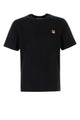 Maison Kitsuné Black Cotton T-Shirt
