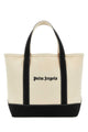Palm Angels Ivory Canvas Shopping Bag