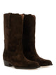 Paris Texas Brown Leather Boots