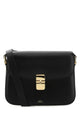 A.p.c. Black Leather Grace Crossbody Bag