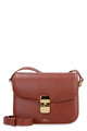 A.p.c. Brown Leather Small Grace Crossbody Bag