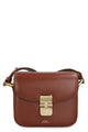 A.p.c. Brown Leather Grace Mini Crossbody Bag