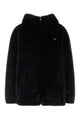 Prada Black Eco Fur Reversible Jacket