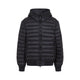 C.p.company Black Shell Hooded Lens Down Jacket