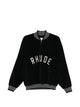 Rhude Velour Track Quarter Zip-Up