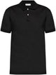 Lanvin Men Black Cotton Polo