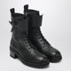 Jimmy Choo Rosabel Flat Black Leather Ankle Boots