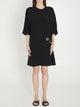 Celine Black Viscose Midi Dress