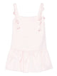 Self-Portrait Self-Portrait Taffeta Mini Dress With Floral Details