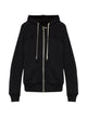 Rick Owens Black Cotton Sweatshirt