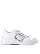Roger Vivier Viv' Skate Crystal-Embellished Sneakers