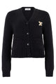 Celine Black Cashmere And Silk Cardigan