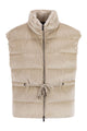 Peserico Down And Viscose Velvet Waistcoat