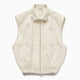 1989 Studio Light Cream Gabardine Zip Up Vest