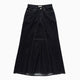 1989 Studio Long Denim Skirt Dark Blue