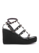 Valentino Garavani Rockstud Wedged Sandals