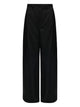 Mm6 Maison Margiela Black Satin Palazzo Pants