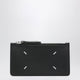 Maison Margiela Black Four Stitches Zip Card Holder