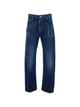 Dsquared2 Navy Blue Cotton Elastane Pants