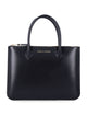 Comme Des Garçons Wallet Comme Des Garçons Wallet Black Leather Wallet Bag With Handles
