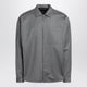 Prada Gray Wool Overshirt With Zip