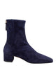 Aquazzura Saint Honore Bootie 35 Suede Ankle Boot