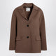 'S Max Mara Brown Double-Wool Single-Breasted Jacket