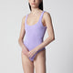 Hunza G Square Lilac One-Piece Swimsuit