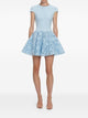 Self-Portrait Self-Portrait Crepe Lace Mini Dress