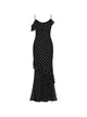 Self-Portrait Self-Portrait Polka Dot Georgette Maxi Dress