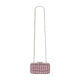 Self-Portrait Crystal Clutch - - Shearling - Pink