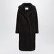 Max Mara Teddy Bear Icon Coat In Ebony Alpaca And Wool