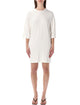 The Frankie Shop The Frankie Shop Sian White Oversized T-Shirt Dress