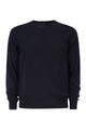 Kiton Long-Sleeved Wool Crew Neck Jumper