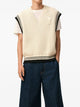 Ami Paris V Neck Sleeveless Sweater