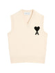 Ami Paris Ami Paris Merino Wool Ami De Cœur Vest