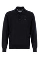 Prada Midnight Blue Wool Polo Shirt