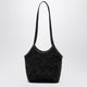 Valesque Cami Small Tote Bag In Black Velvet