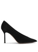 Aquazzura Black Suede Leather Heeled Shoes