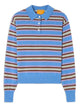 Guest In Residence Striped Cashmere Polo Shirt