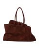 The Attico The Attico La Passeggiata Suede Medium Tote